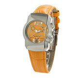 Chronotech Orange Leather Watch -   -  Chronotech.